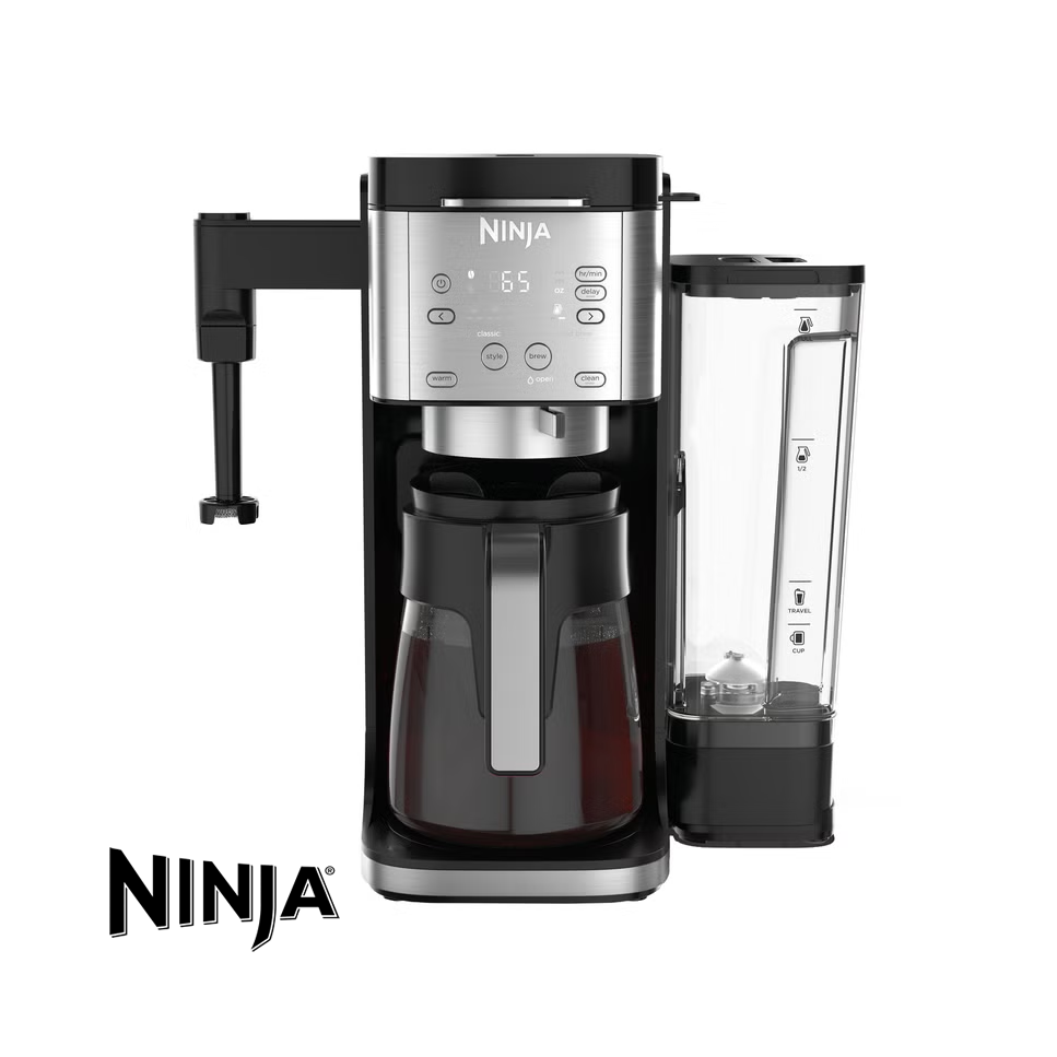 Cafetera NINJA Dual de 2 Litros con Jarra Cristal y Panel Digital CFP150CO