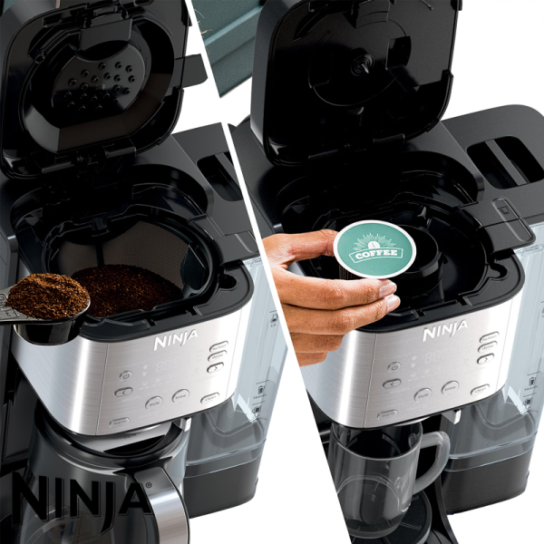Cafetera NINJA Dual de 2 Litros con Jarra Cristal y Panel Digital CFP150CO