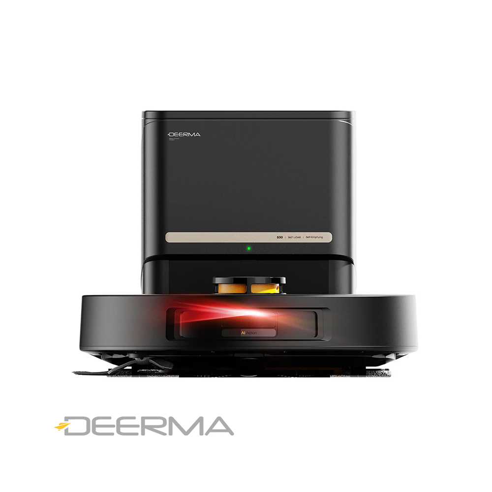 Aspiradora Robot DEERMA 13000Pa Con Estación de Vaciado Automático DEM-S30