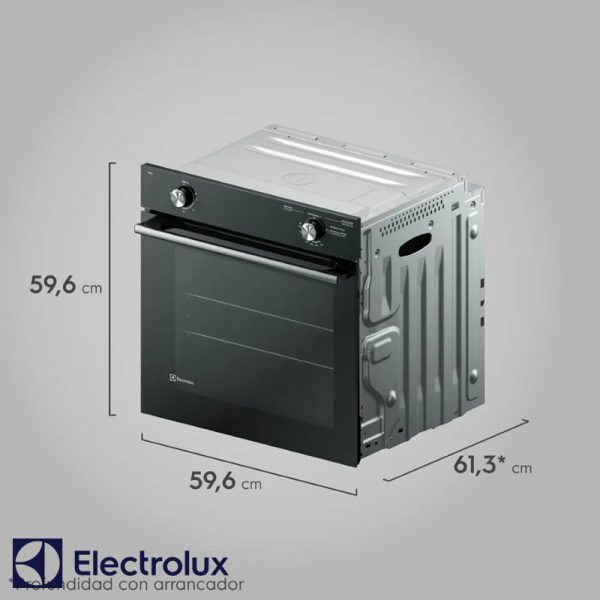 Horno Electrolux Empotrable de Gas 220v Convección de 60 cm OE8GL