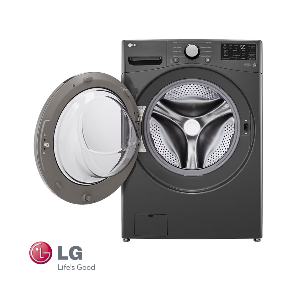 Lavadora Carga Frontal LG 25 Kgs – 55 Lbs Motor Inverter WM25MV2S6W