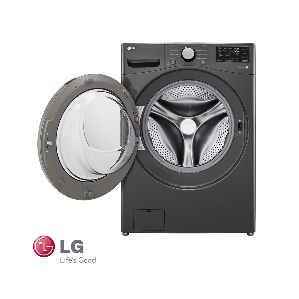 Lavadora Carga Frontal LG 25 Kgs – 55 Lbs Motor Inverter WM25MV2S6W