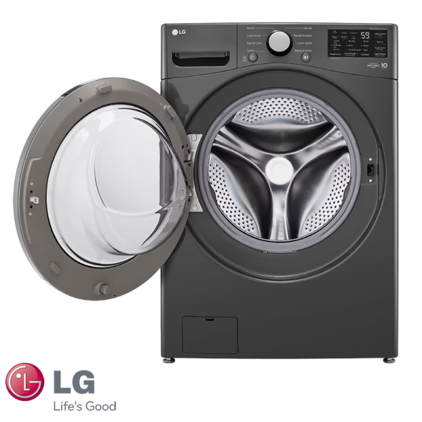 Lavadora Carga Frontal LG 25 Kgs – 55 Lbs Motor Inverter WM25MV2S6W