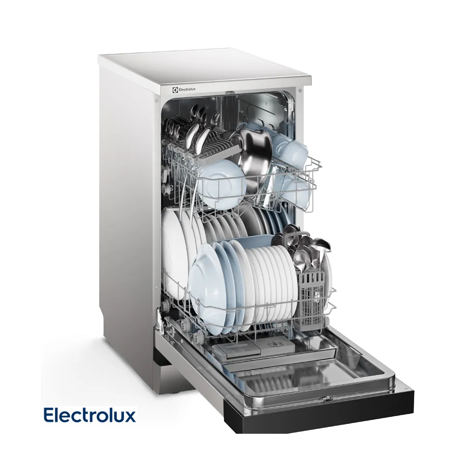 Lavavajillas Electrolux 10 Servicios con Programa Rápido y Modo ECO EHFF10E7M