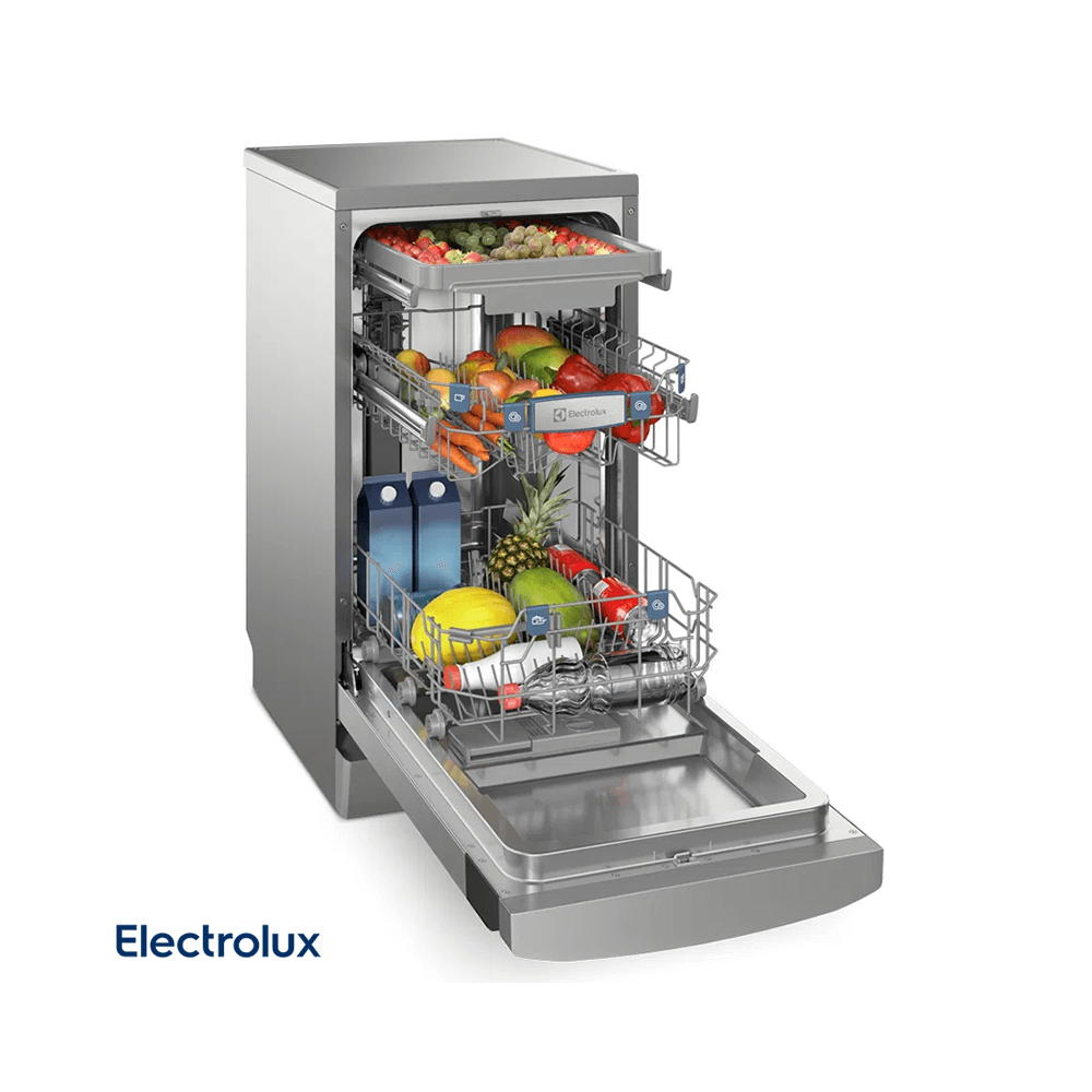 Lavavajillas Electrolux 10 Servicios con Higienizador PEQUEÑO GOLPE FRONTAL EHFE10T7MSBUS