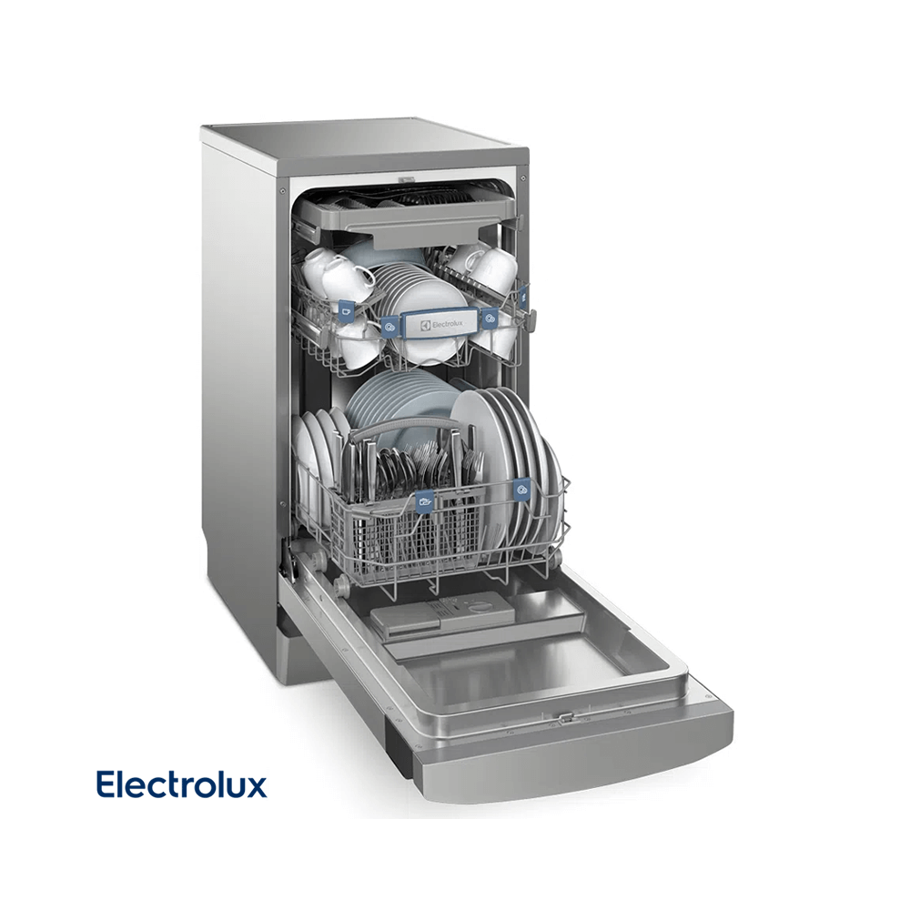Lavavajillas Electrolux 10 Servicios con Higienizador PEQUEÑO GOLPE FRONTAL EHFE10T7MSBUS