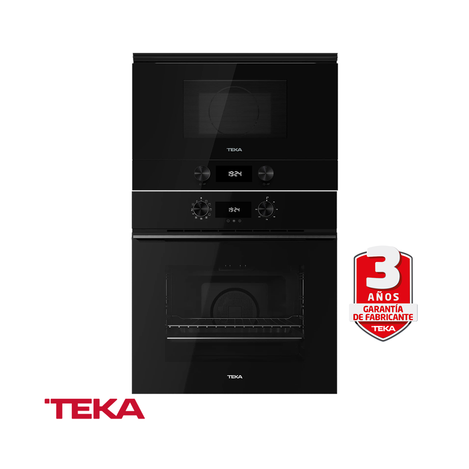 Combo Teka Horno Eléctrico 9 Funciones + Microondas 22 Litros Empotrable 220v