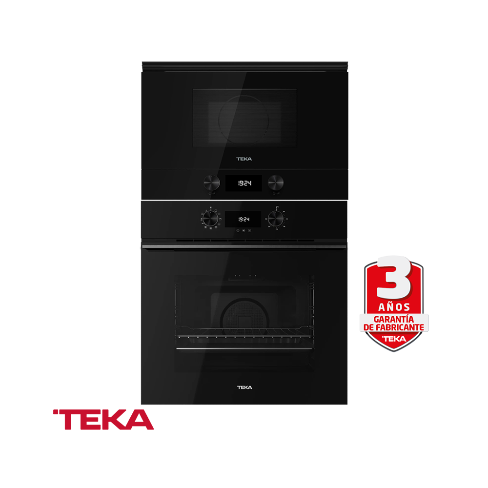 Combo Teka Horno Eléctrico 9 Funciones + Microondas 22 Litros Empotrable 220v