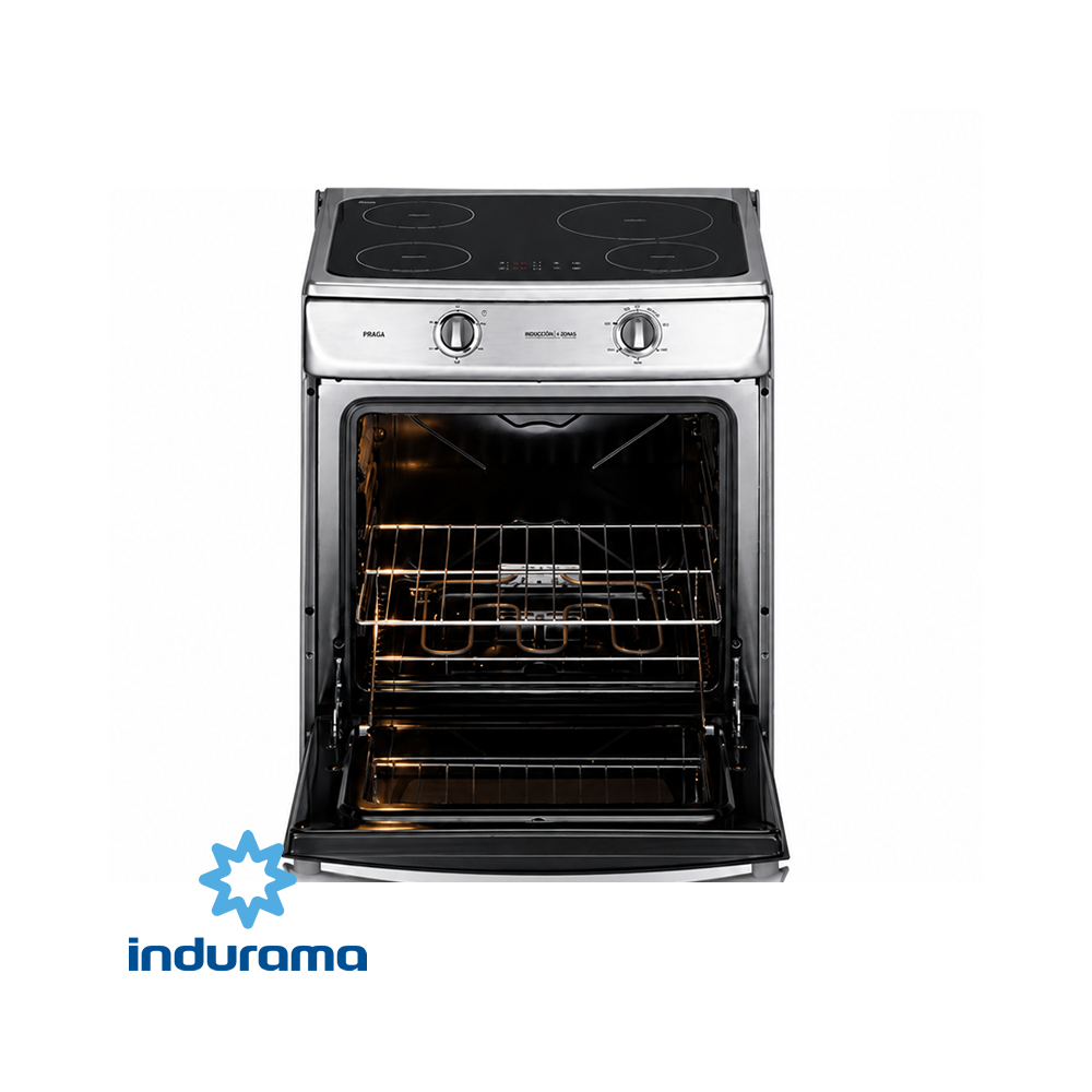 Cocina de Inducción con Horno Indurama 4 Zonas 7200 Watts PRAGA