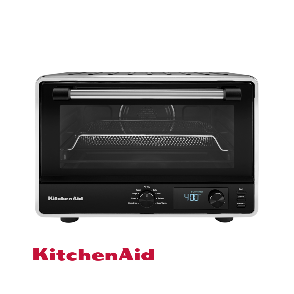 Horno KitchenAid Convección Con Freidora de Aire 21 Litros - 1800W KCO124BM