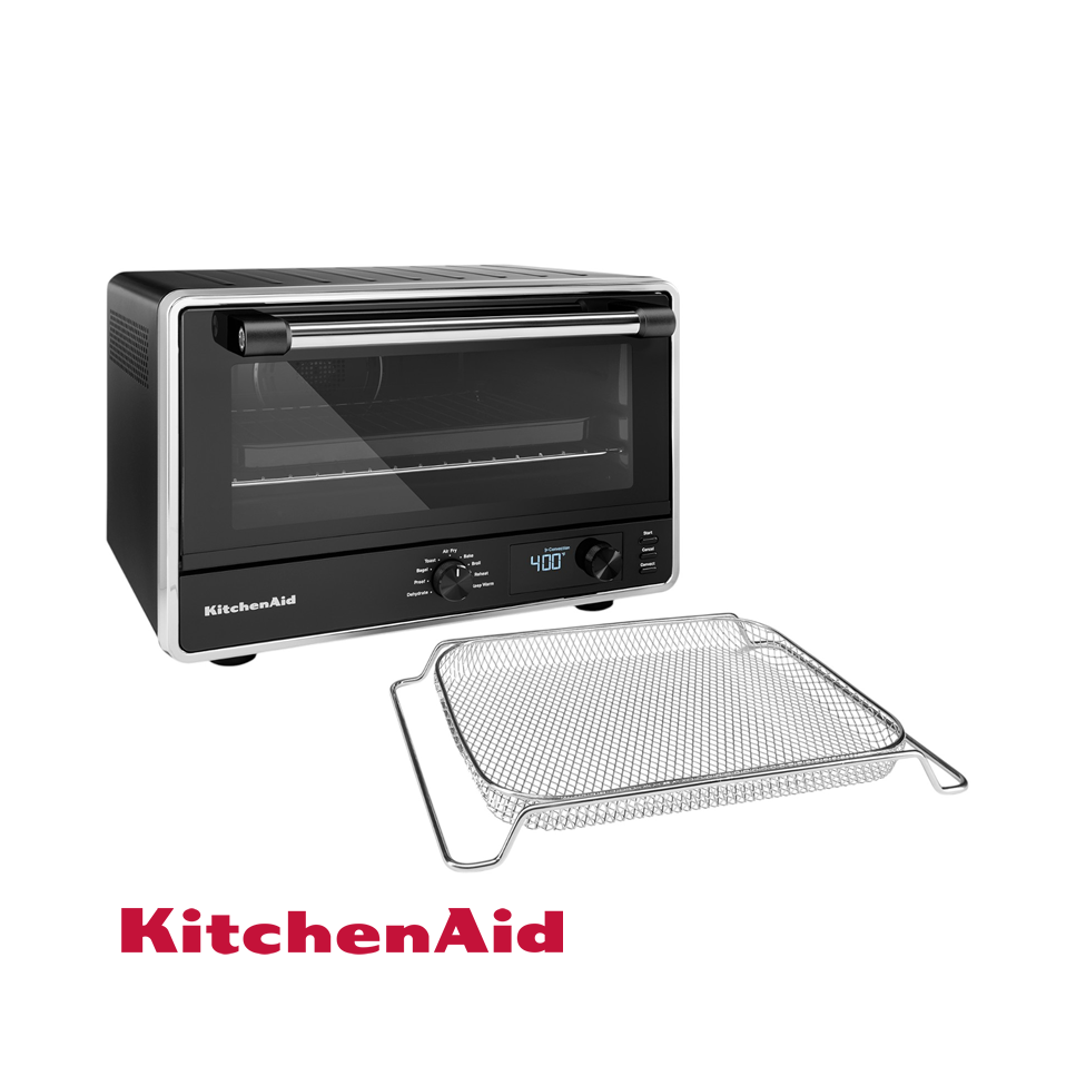 Horno KitchenAid Convección Con Freidora de Aire 21 Litros - 1800W KCO124BM