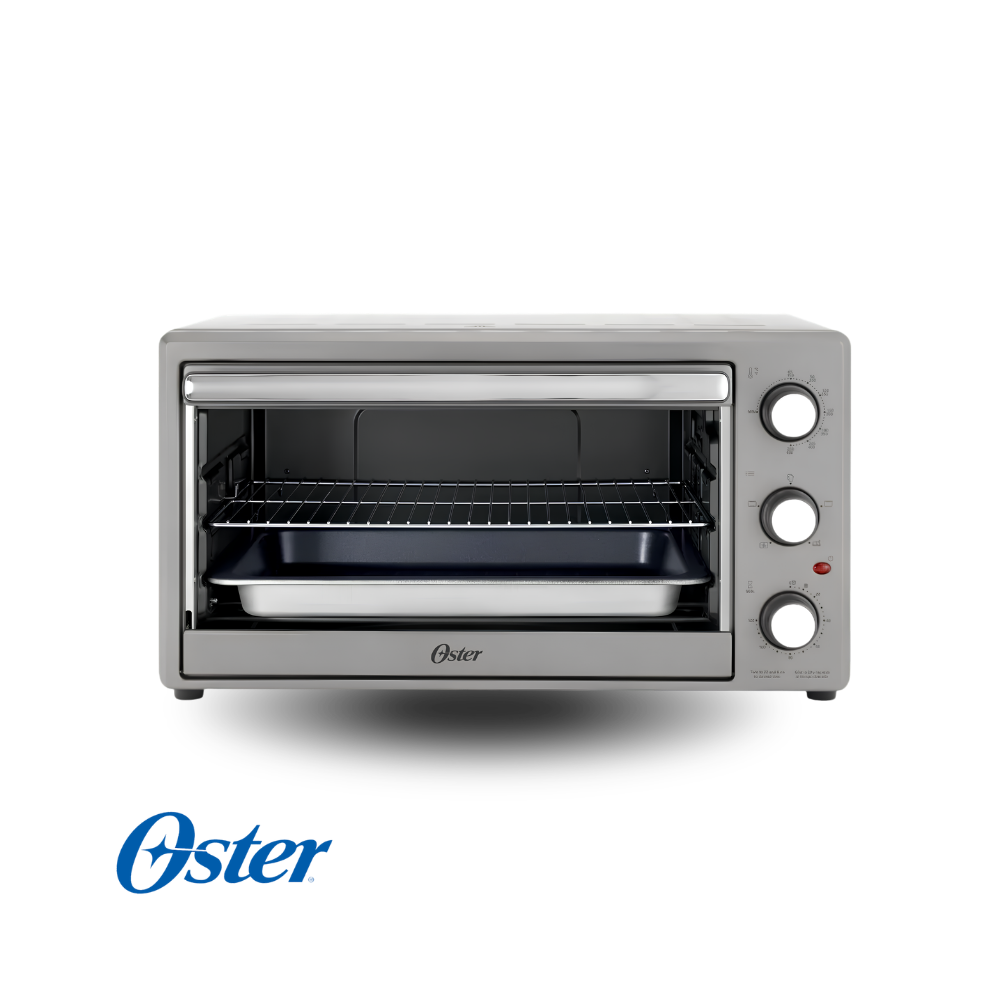 Horno Oster XL con Rostizador 60 L de Capacidad Color Gris TSSTTV60MNS-1MX