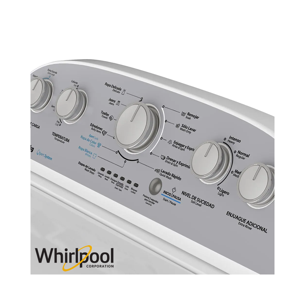 Lavadora Whirlpool Americana 19 Kgs – 42 Lbs Con Agitador 7MWTW1904LM
