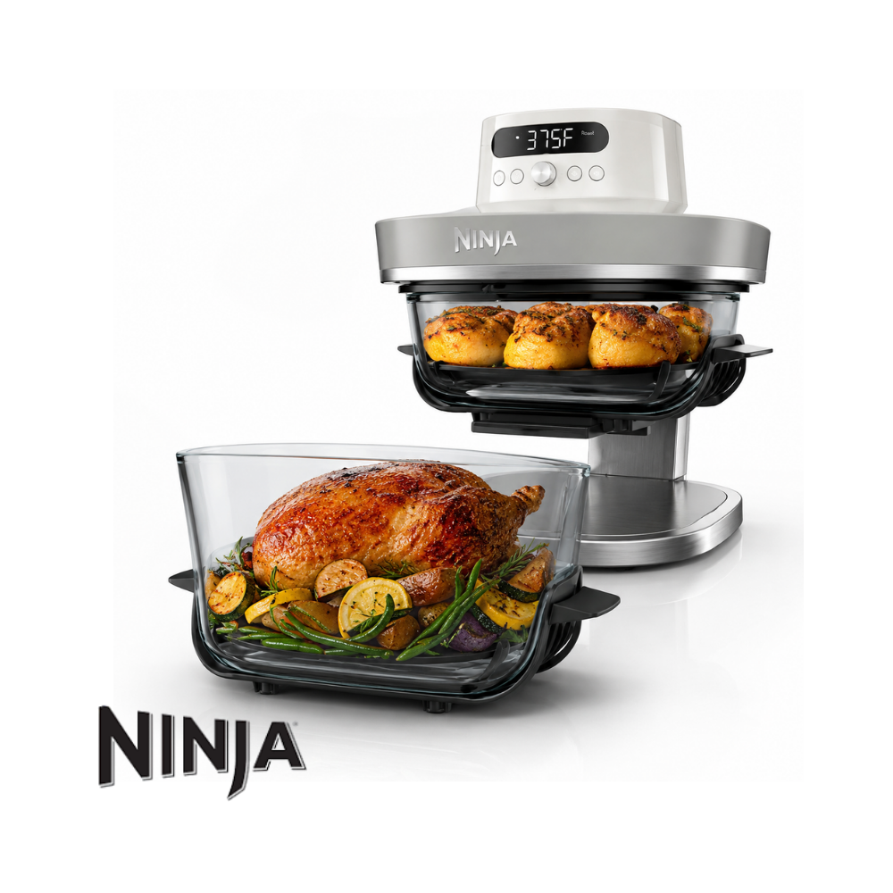 Freidora de Aire Ninja Crispi PRO 1500 Watts + 2 Recipientes AS101CY