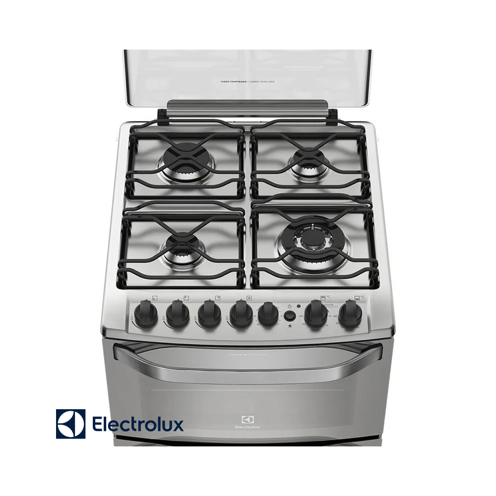 Cocina a Gas Electrolux 4 Quemadores Doble Horno Con Grill 56DXQ