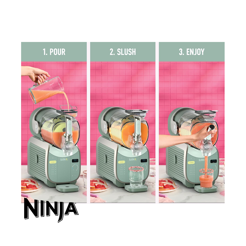 Maquina de Granizados Ninja Slushi Profesional de 3.7 litros FS601GN