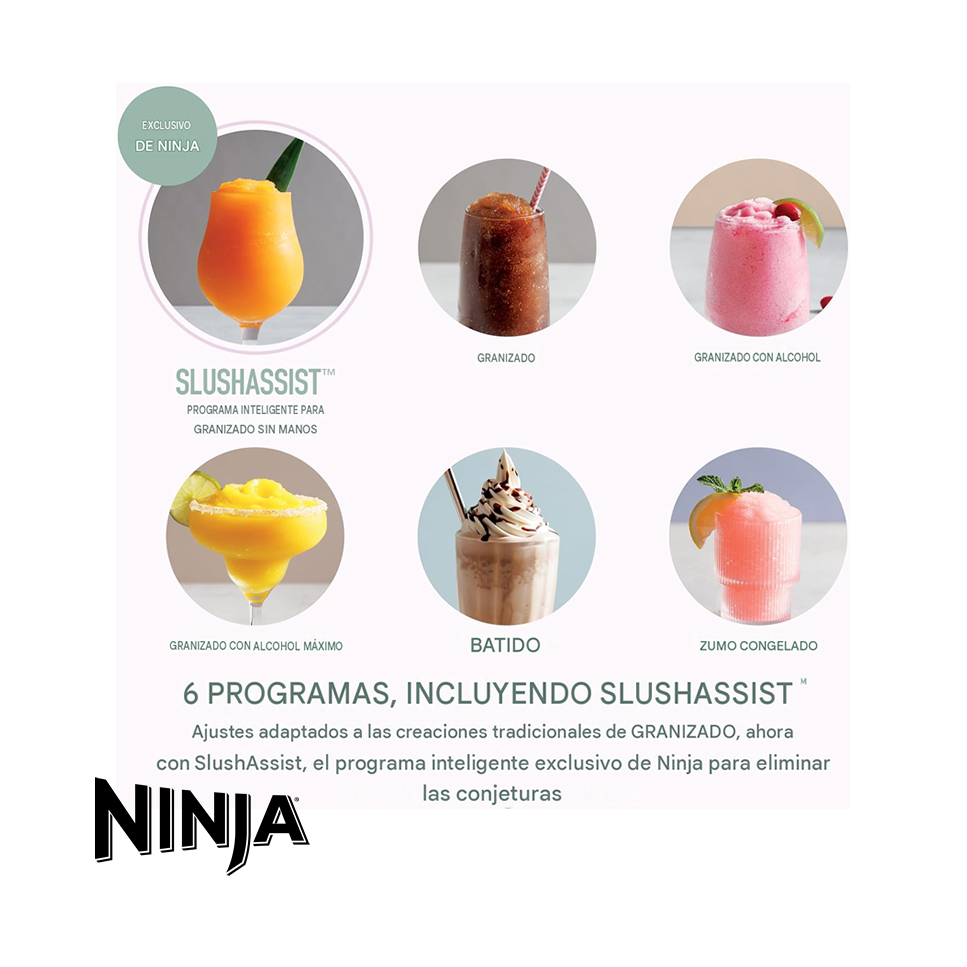 Maquina de Granizados Ninja Slushi Profesional de 3.7 litros FS601GN