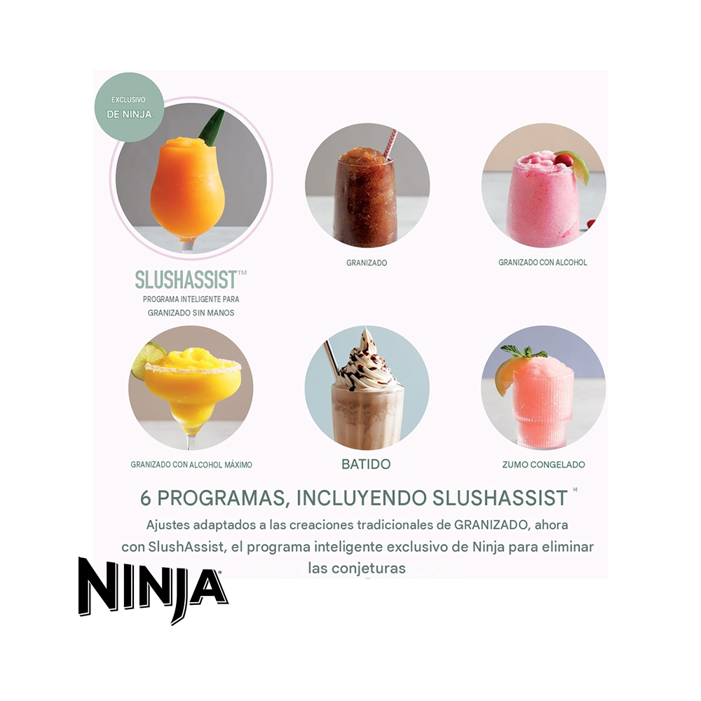 Maquina de Granizados Ninja Slushi Profesional de 3.7 litros FS601GN