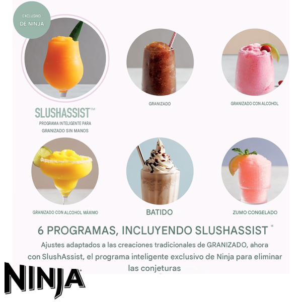 Maquina de Granizados Ninja Slushi Profesional de 3.7 litros FS601GN