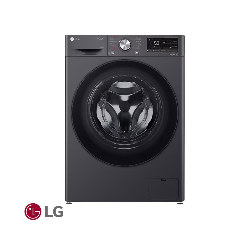 Lavadora Secadora LG 13 kgs Eléctrica 110v Inverter Gris WD13MVC4S6