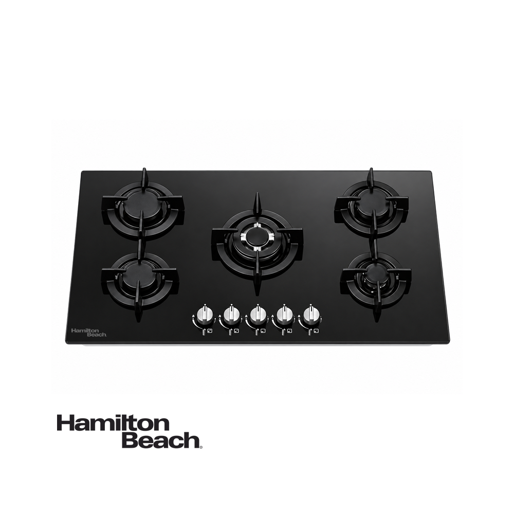 Encimera Empotrable Hamilton Beach de Gas 5 Quemadores HB90GQ402