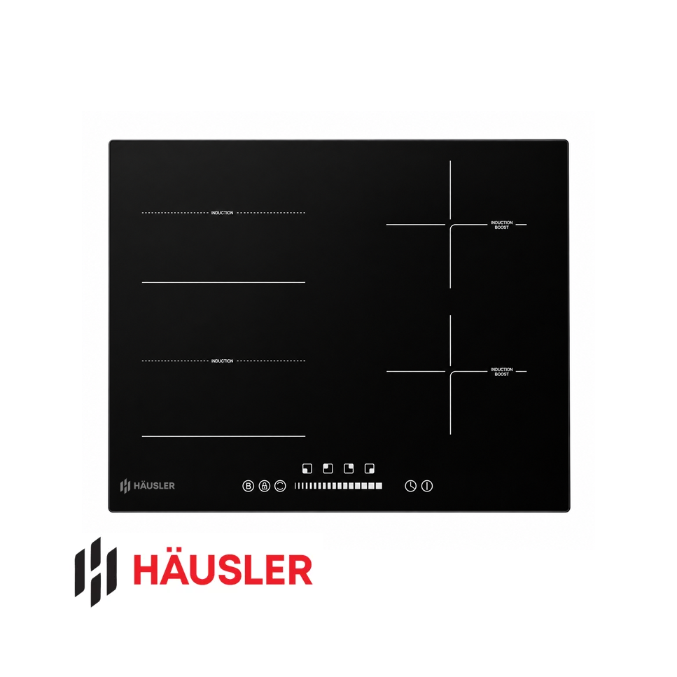 Encimera de Inducción HAUSLER 4 Zonas 59cm 7200W Empotrable V60-70IHB