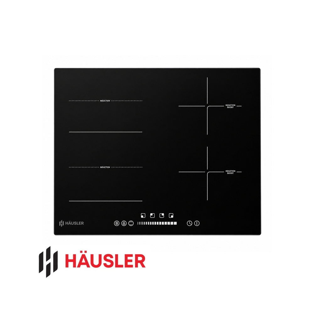 Encimera de Inducción HAUSLER 4 Zonas 59cm 7200W Empotrable V60-70IHB