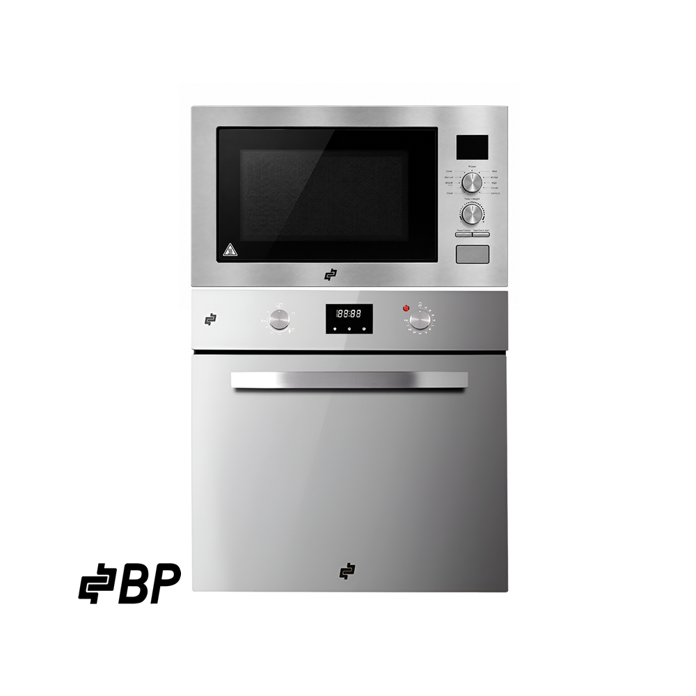 Combo BP Horno Eléctrico Empotrable 220v + Microondas Eléctrico Empotrable 110v