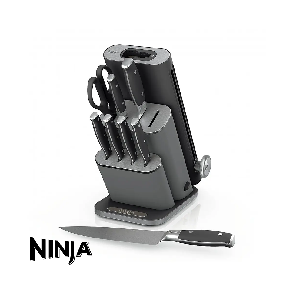 Juego de Cuchillos NINJA NEVERDULL 10 Piezas con Afilador NK32010BK1