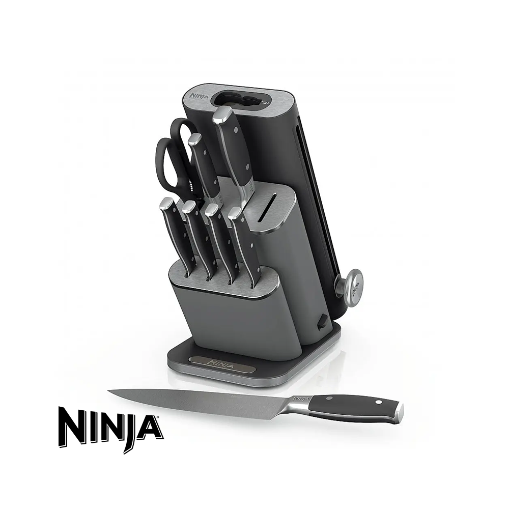 Juego de Cuchillos NINJA NEVERDULL 10 Piezas con Afilador NK32010BK1
