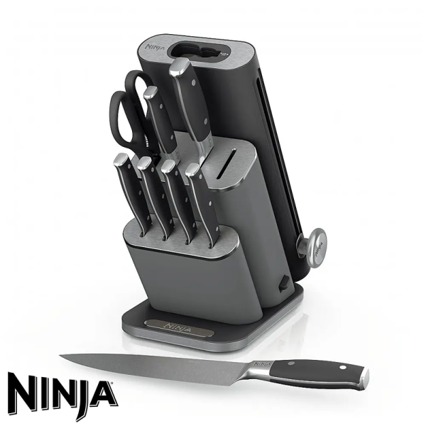 Juego de Cuchillos NINJA NEVERDULL 10 Piezas con Afilador NK32010BK1