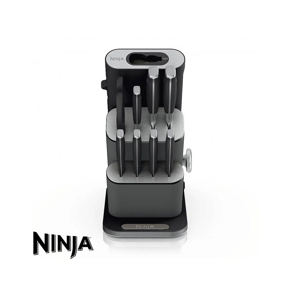 Juego de Cuchillos NINJA NEVERDULL 10 Piezas con Afilador NK32010BK1