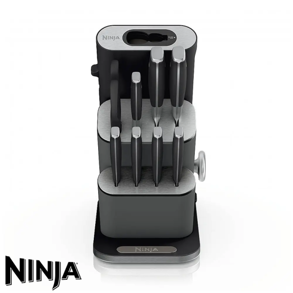 Juego de Cuchillos NINJA NEVERDULL 10 Piezas con Afilador NK32010BK1