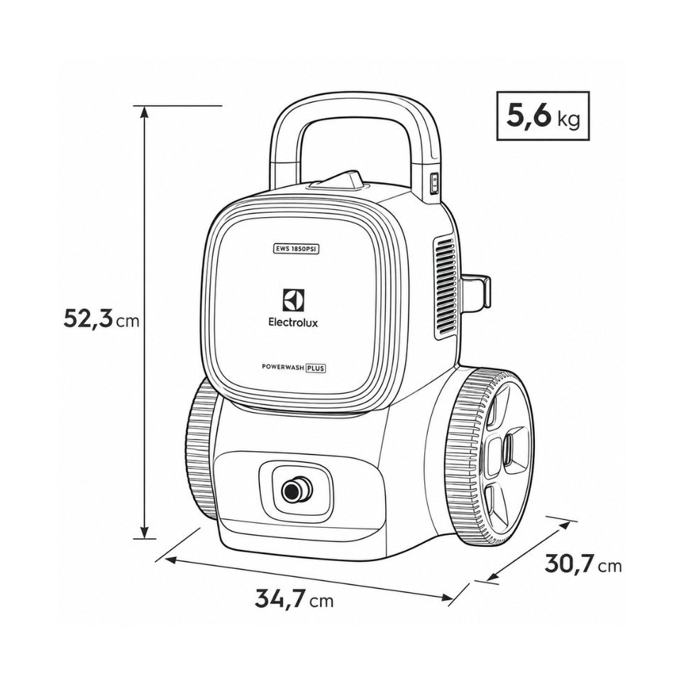 Hidrolavadora Electrolux 1500w Experience PowerWash EWS1850P