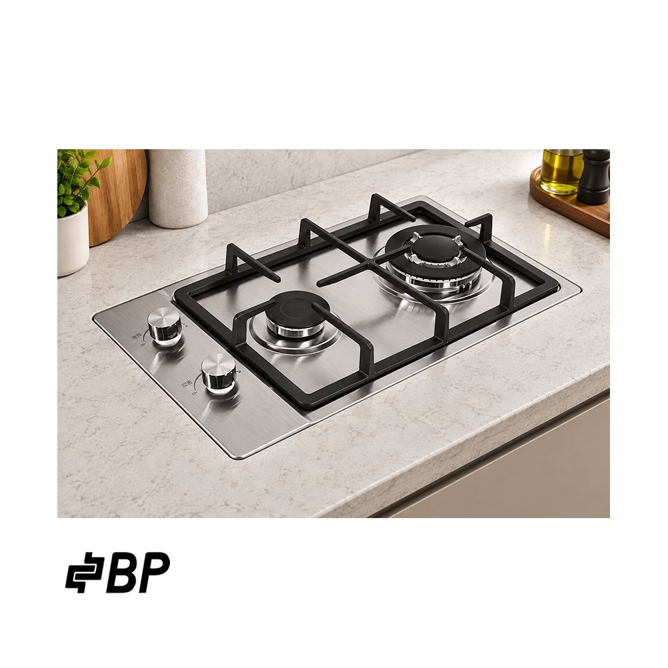 Encimera Empotrable BP 2 Quemadores Inox VIENA 32