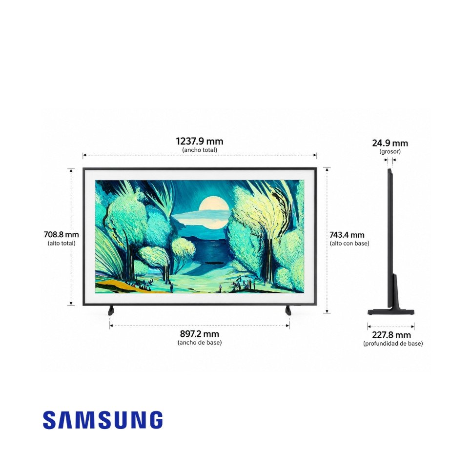 Televisor Samsung THE FRAME QLED de 55″ Pulgadas Ultra HD 4K  QN55LS03FAPXPA