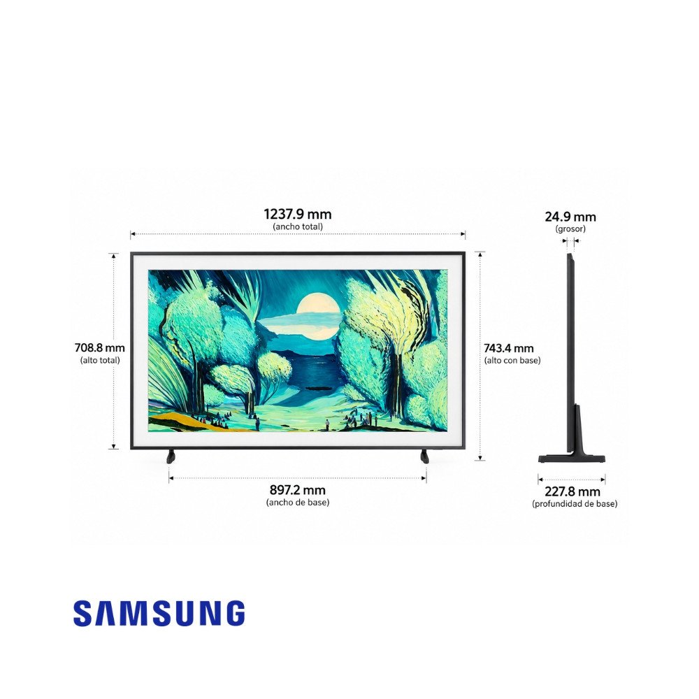 Televisor Samsung THE FRAME QLED de 55″ Pulgadas Ultra HD 4K  QN55LS03FAPXPA
