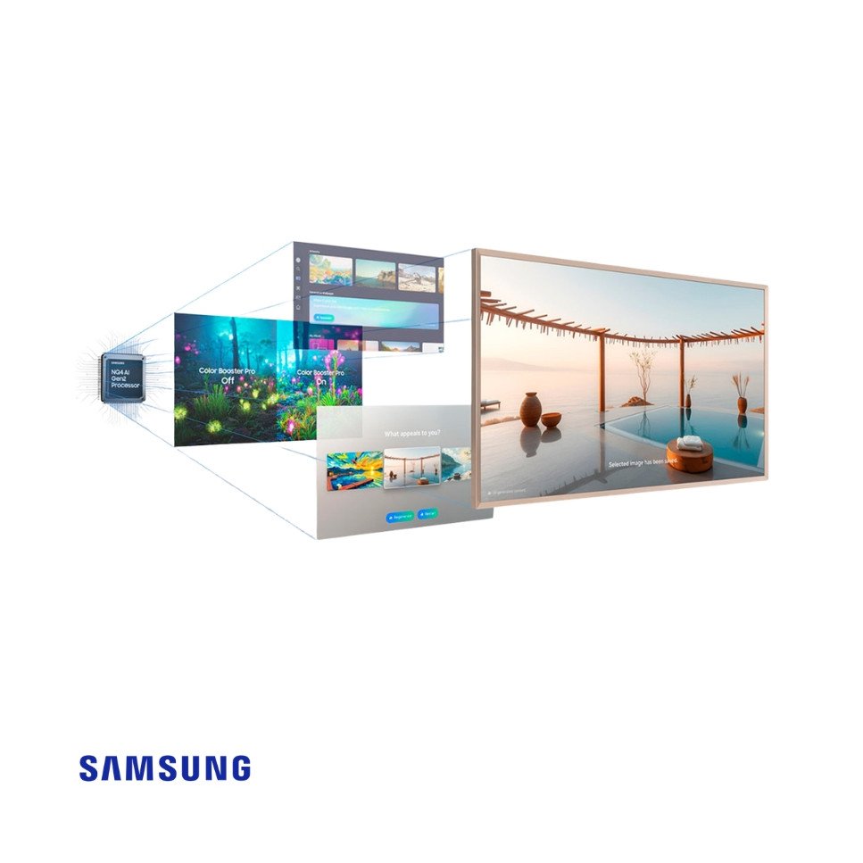 Televisor Samsung THE FRAME QLED de 55″ Pulgadas Ultra HD 4K  QN55LS03FAPXPA