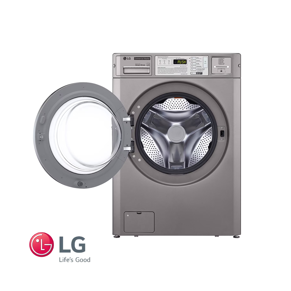 Lavadora + Secadora Eléctrica LG Giant COMERCIAL 10 Kgs – 22 Lbs