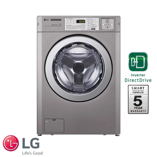 Lavadora + Secadora Eléctrica LG Giant COMERCIAL 10 Kgs – 22 Lbs