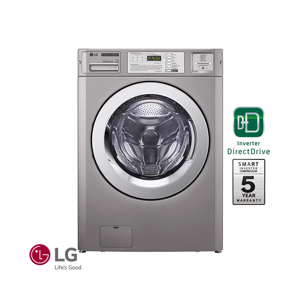 Lavadora + Secadora Eléctrica LG Titan COMERCIAL 15 Kgs – 34 Lbs