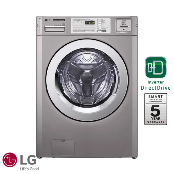 Lavadora + Secadora Eléctrica LG Titan COMERCIAL 15 Kgs – 34 Lbs