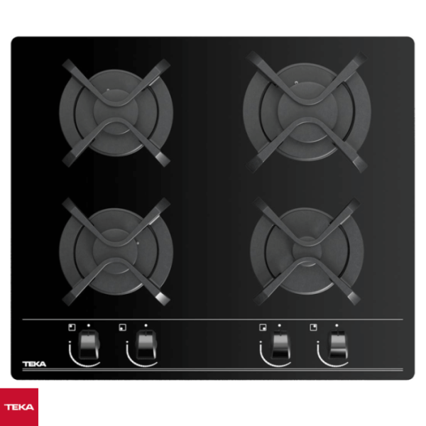 Encimera Empotrable de Gas TEKA vidrio templado de 60cm GBC64000
