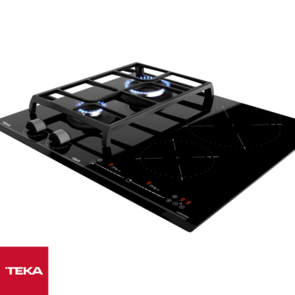 Encimera Empotrable Mixta TEKA 60cm de 2 Zonas de Gas + 2 Zonas de Inducción JZC 64322