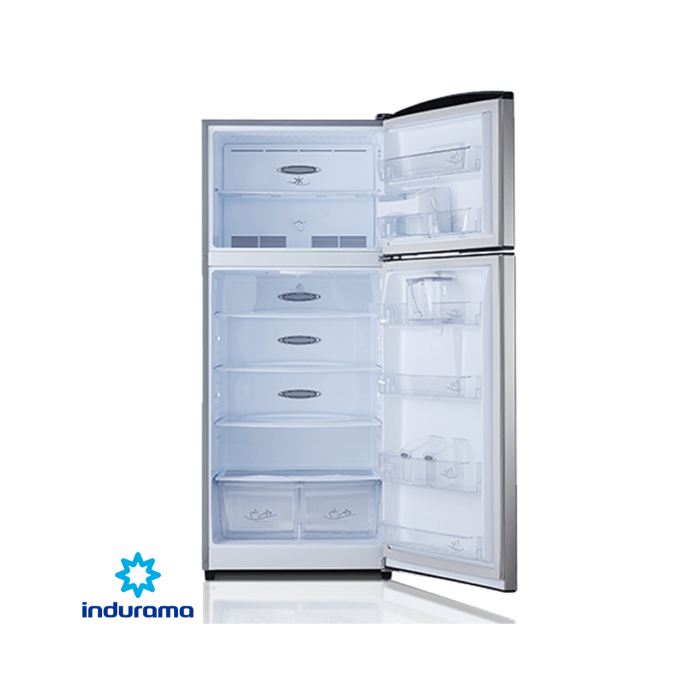 Refrigeradora Indurama 370 Litros Quarzo Inverter RI-480 CR Lateral