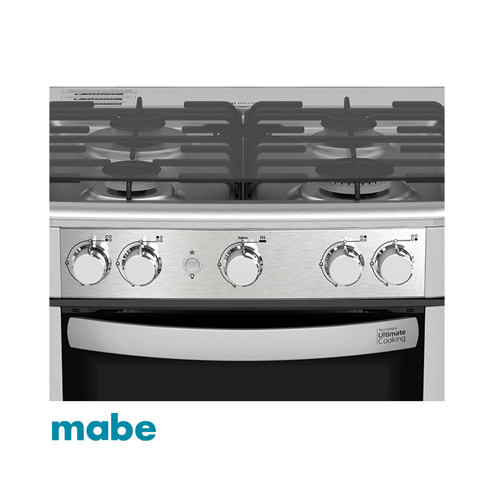 Cocina a Gas Mabe EM6030SG0 Inox