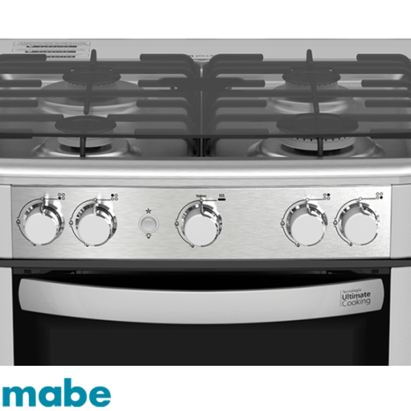 Cocina a Gas Mabe 4 Quemadores Acero Inox EM6030SG0