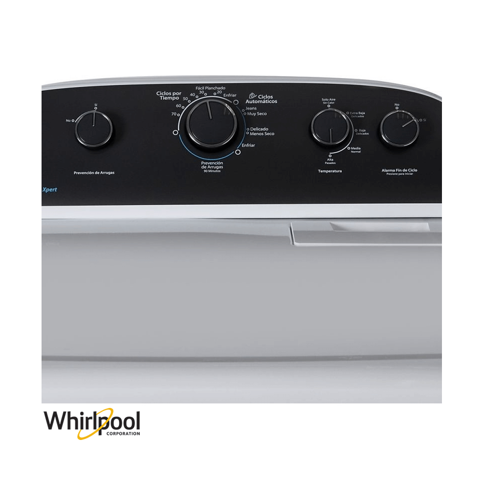 Secadora a Gas Whirlpool 19 Kgs – 42 Lbs Conexión 110v 7MWGD1900EW