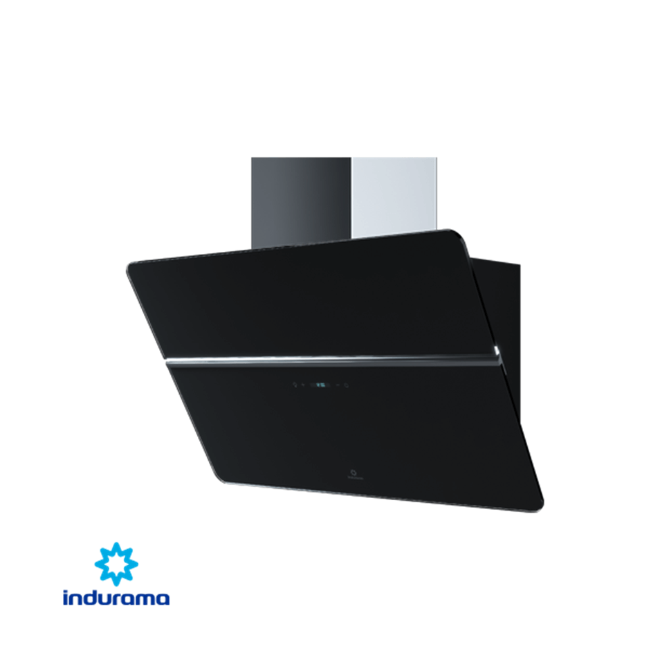 Campana Extractor de Olores Indurama en Vidrio para Pared 90cm CEI-90VDNRC