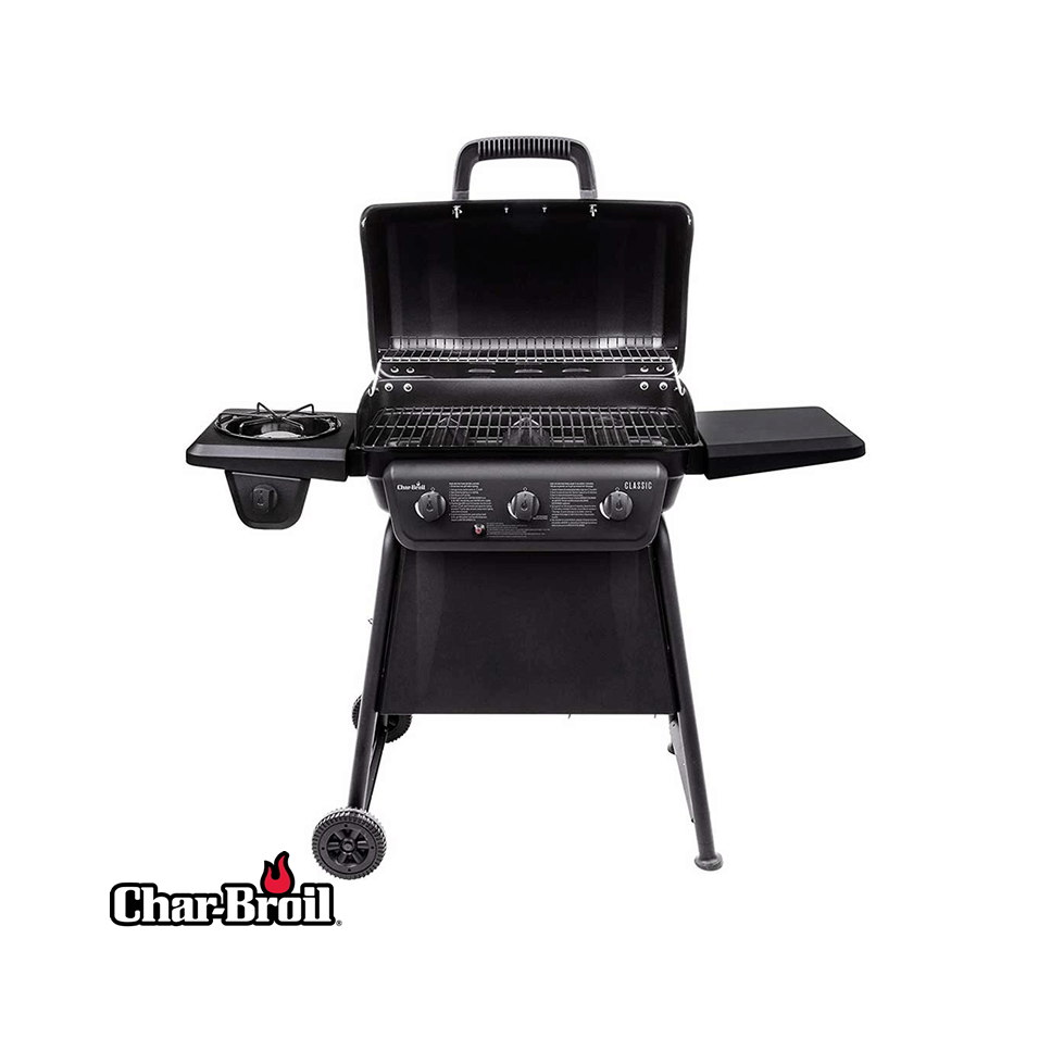 Parrilla Asadora de Gas Char-Broil de 3 Quemadores + 1 Auxiliar 467730317